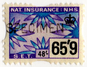 (438) 65/9d Blue & Purple (1969)