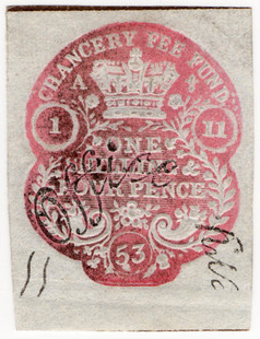(35) 1/4d Rose (1853)