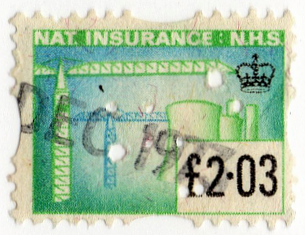 (698) £2.03 Green & Blue (1973)