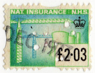 (698) £2.03 Green & Blue (1973)