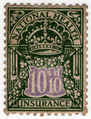 (37) 10/10d Green & Mauve (1920)