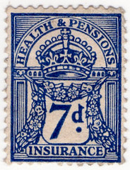 (44) 7d Blue (1925)
