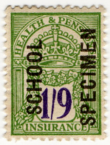(78) 1/9d Green & Violet (1941)