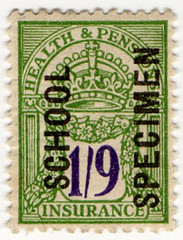 (78) 1/9d Green & Violet (1941)