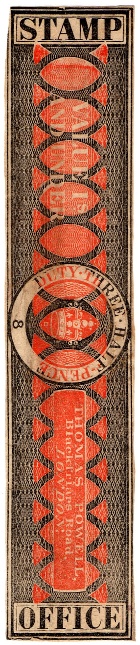 (42) 1½d Black & Red (1823)