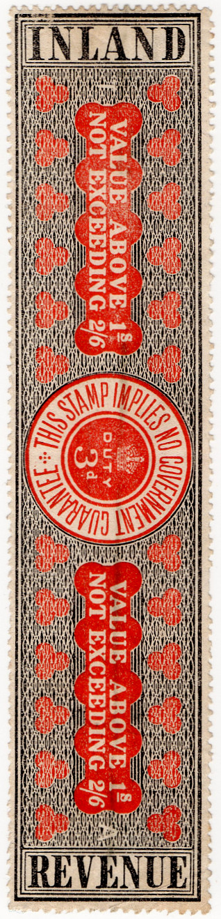 (98) 3d Black & Red (1892)