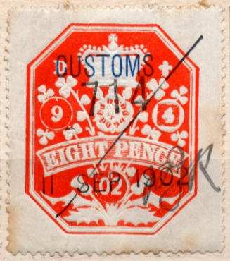 (50) 8d Red (1902)