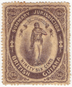 (08) 96c Lilac on Buff (1865)