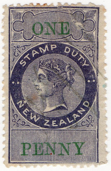 (180) 1d Violet & Green (1870)