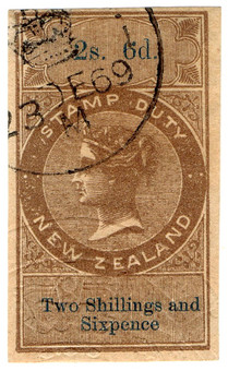 (21) 2/6d Brown & Blue (1866)