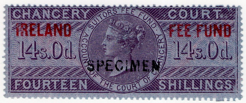 (26) 14/- Lilac (1867)