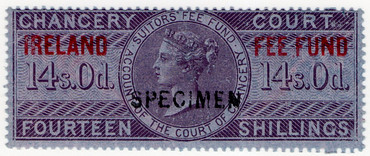 (26) 14/- Lilac (1867)