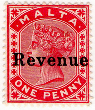(02v) 1d Carmine Red (1899)