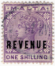 (13) 1/- Violet (1899)