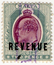 (21) 2d Grey & Purple (1908)