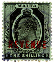 (24) 1/- Black & Green (1912)