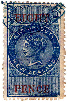 (183) 8d Blue & Red (1870)