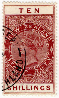 (245) 10/- Brown (1882)