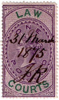 (07) £1 Violet & Black (1873)