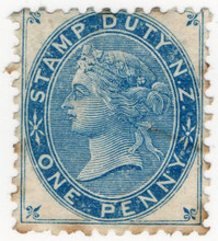 (209) 1d Blue (December 1878)