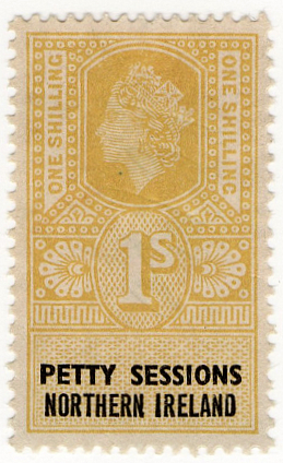 (un) 1/- Gold & Black (1961)