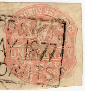 (01) 1d Rose (1867)