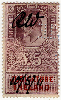 (62) £5 Lilac & Red (1902)
