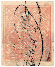 (02) 6/2d Rose (1867)