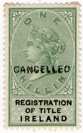 (04) 1/- Green & Black (1890)