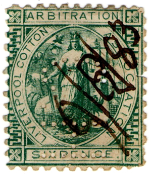 (un) 6d Green (1883)