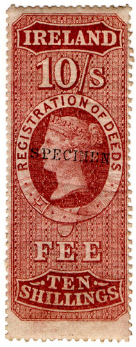 (17) 10/- Brown (1872)