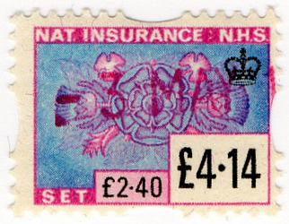 (486) £4.14 Magenta & Blue (1971)