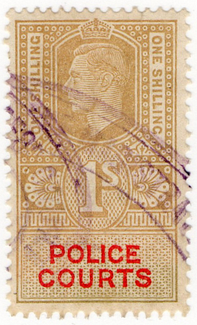 (31) 1/- Gold & Scarlet (1947)