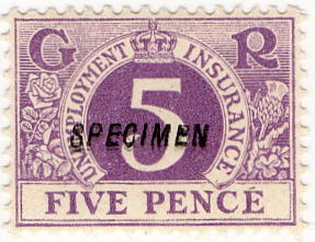 (70) 5d Mauve (1921)