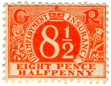 (74) 8½d Orange (1921)