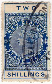 (235) 2/- Blue (1882)