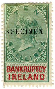 (02) 10/- Green & Red (1873)