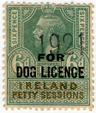 (un) 6d Dark Green & Olive (1921)
