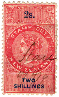 (185) 2s Rose & Blue (1870)