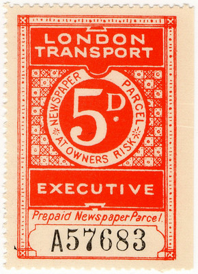 5d Prepaid Newspaper Parcel