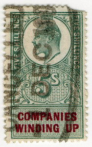 (28) 5/- Green & Purple (1902)