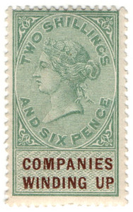 (07) 2/6d Green & Brown (1891)