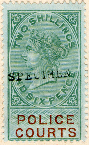 (05) 2/6d Green & Brown (1876)