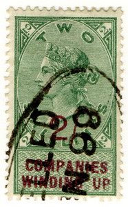 (17) 2/- Green & Purple (1896)