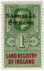 (36) 1/- Green & Red (1922)