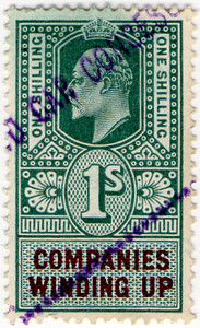 (24) 1/- Green & Purple (1902)