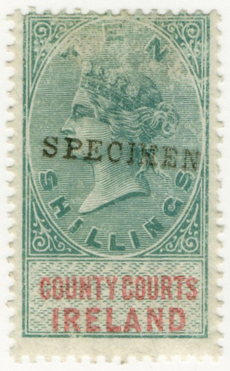 (11) 10/- Green & Red (1878)