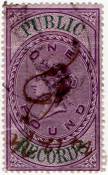 (15) £1 Violet & Green (1873)
