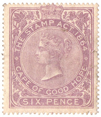 (16) 6d Lilac (1864)