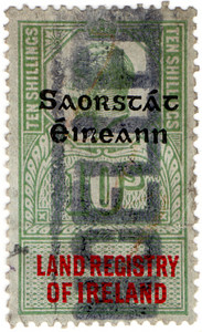 (39) 10/- Green & Red (1922)